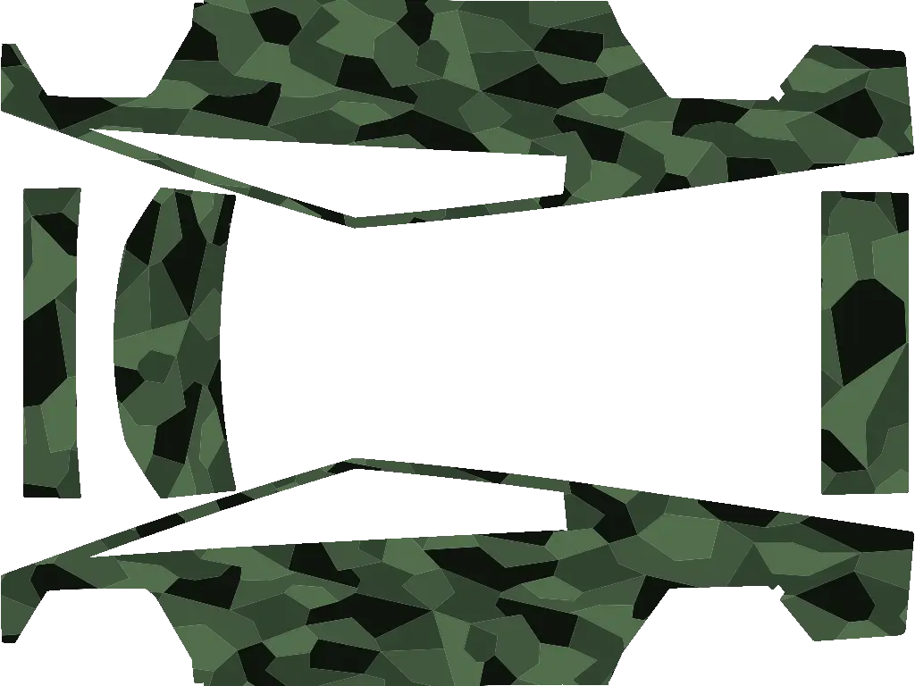 Jungle Camo Tesla Cybertruck wrap design texture pattern