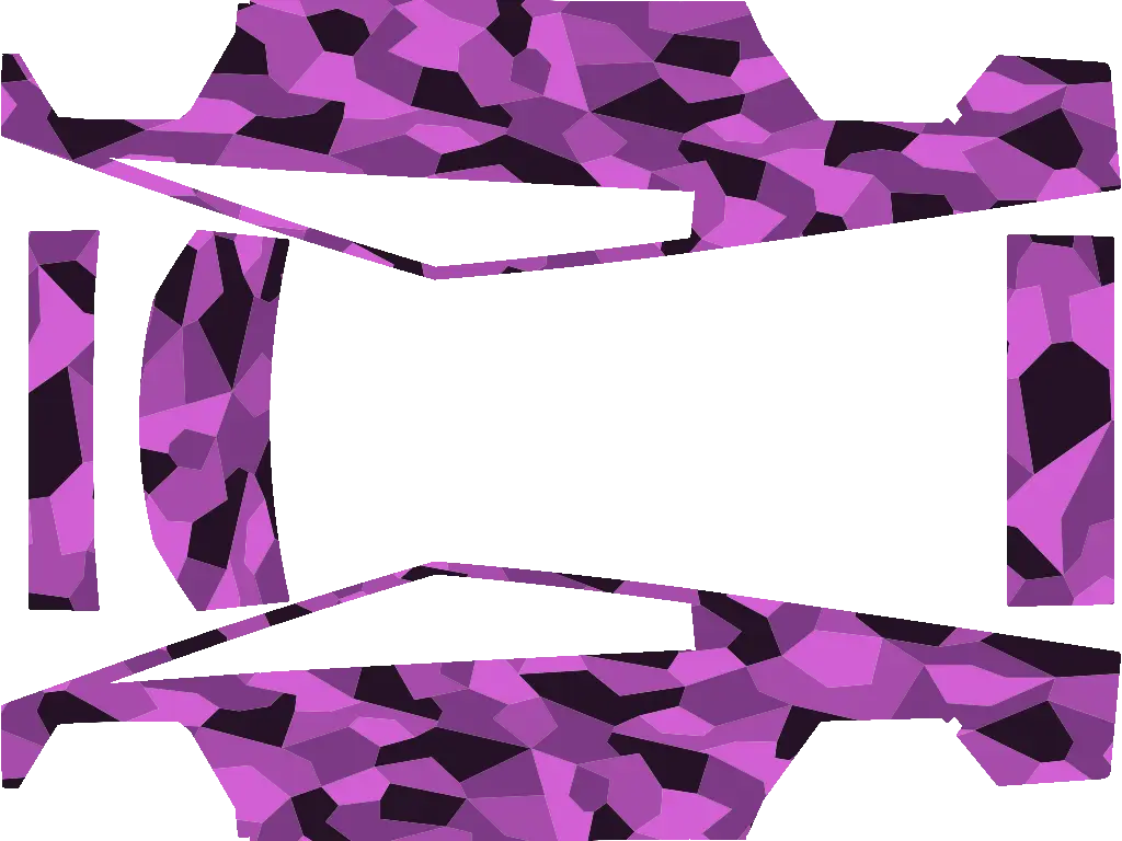 Bubblegum Camo Tesla Cybertruck wrap design texture pattern