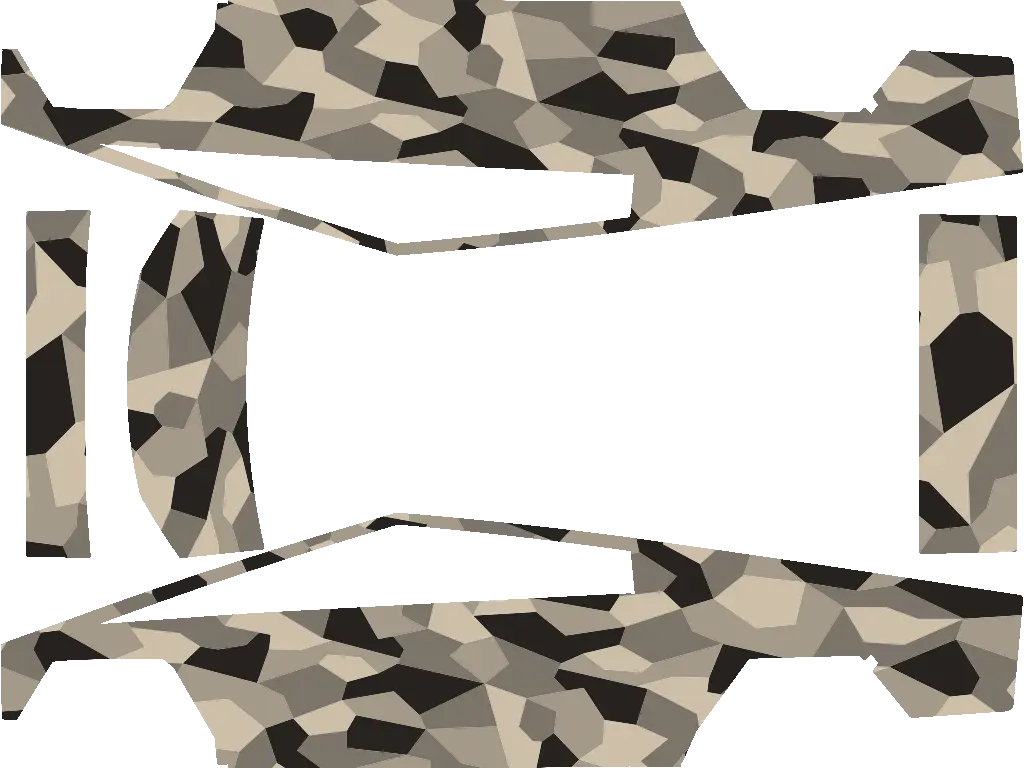 Desert Ops Tesla Cybertruck wrap design texture pattern