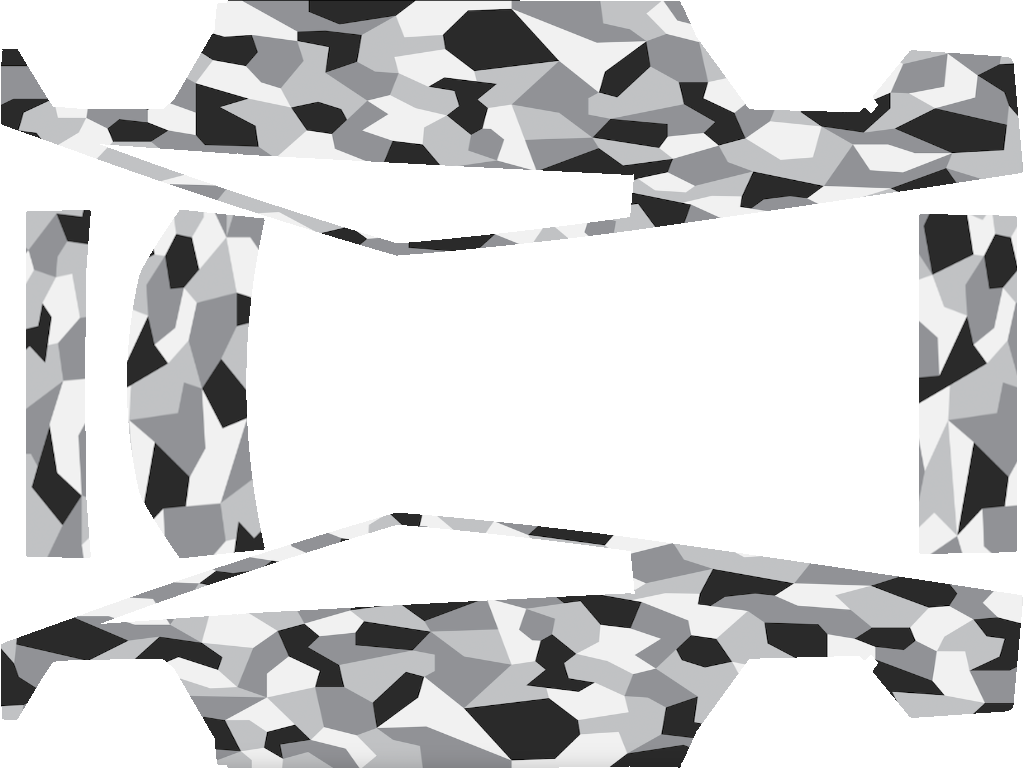 Camo Snow Tesla Cybertruck wrap design texture pattern