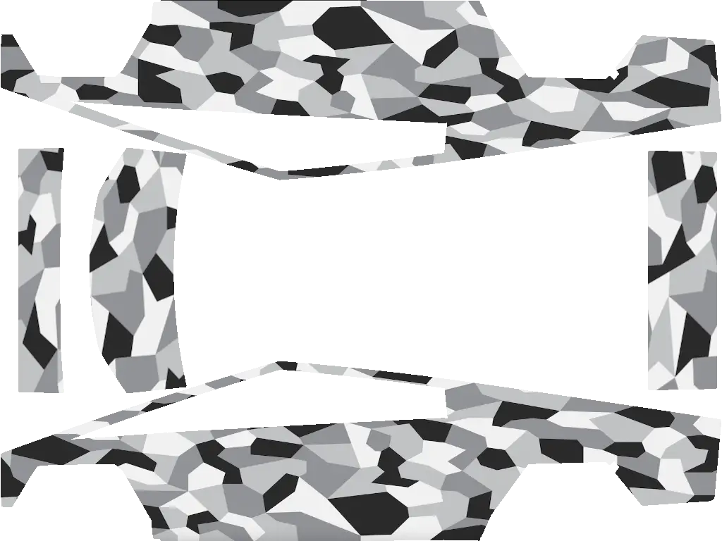 Whiteout Camo Tesla Cybertruck wrap design texture pattern