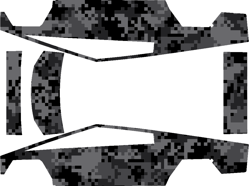 Digital Camo Stealth Tesla Cybertruck wrap design texture pattern