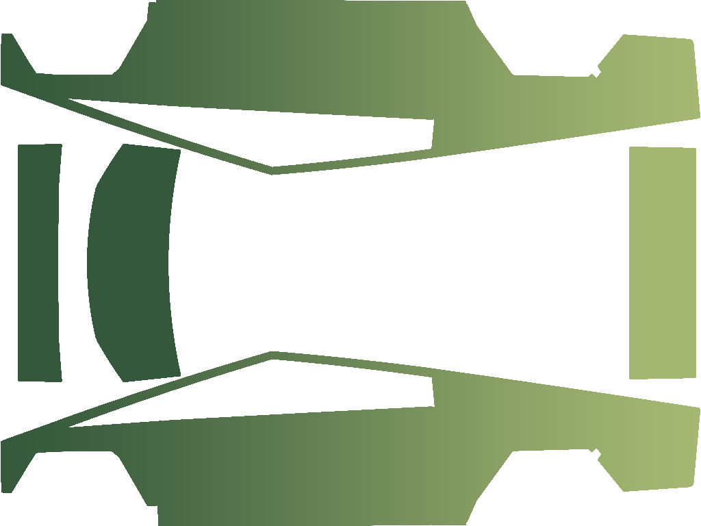 Gradient Green Tesla Cybertruck wrap design texture pattern