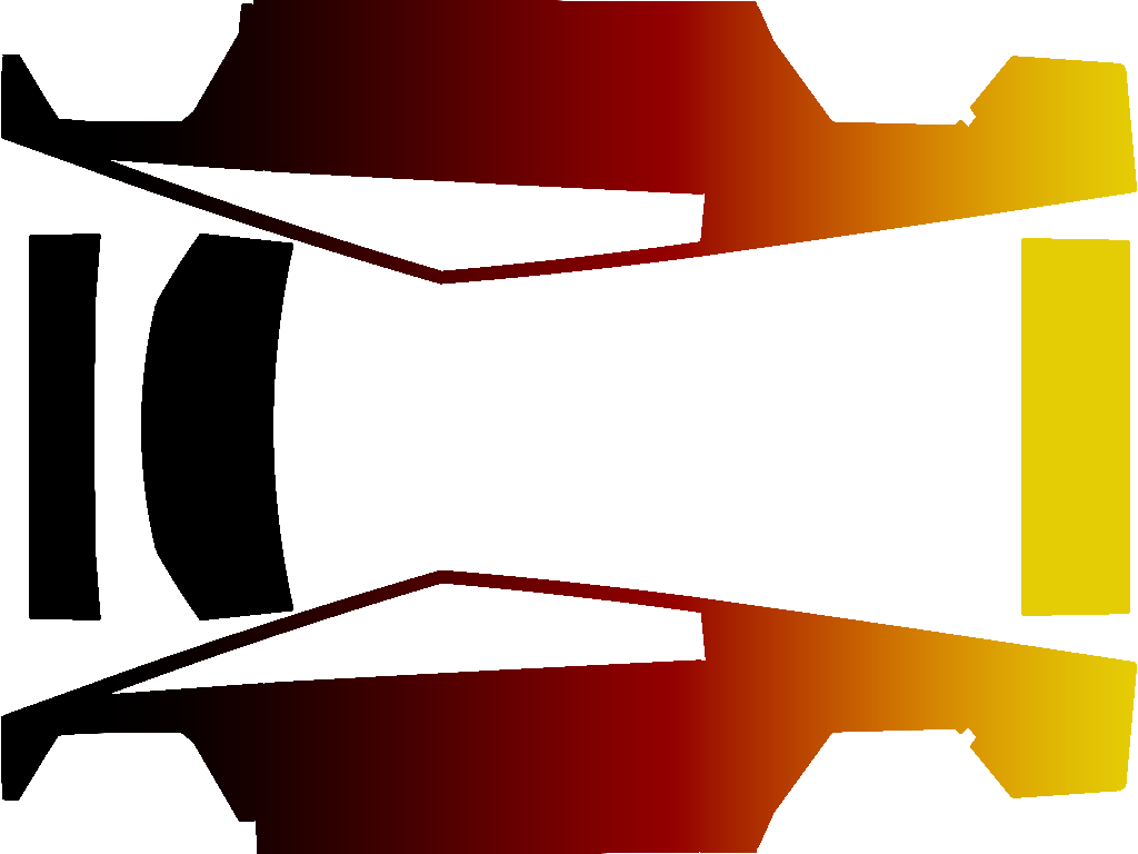 Gradient Sunburst Tesla Cybertruck wrap design texture pattern