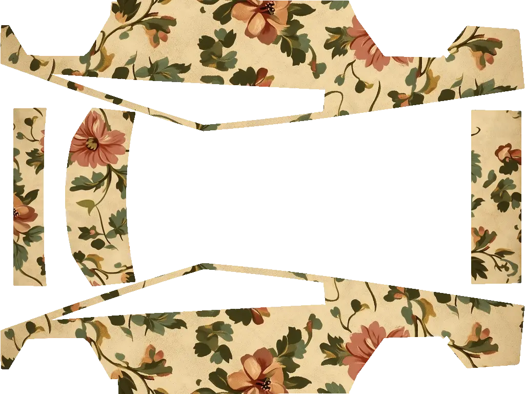 Damask Dream Tesla Cybertruck wrap design texture pattern
