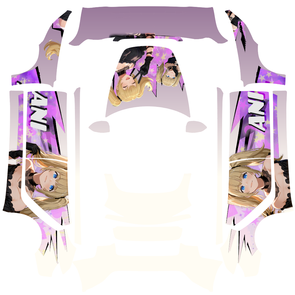 Ani Tesla Model 3 焕新版 wrap design texture pattern