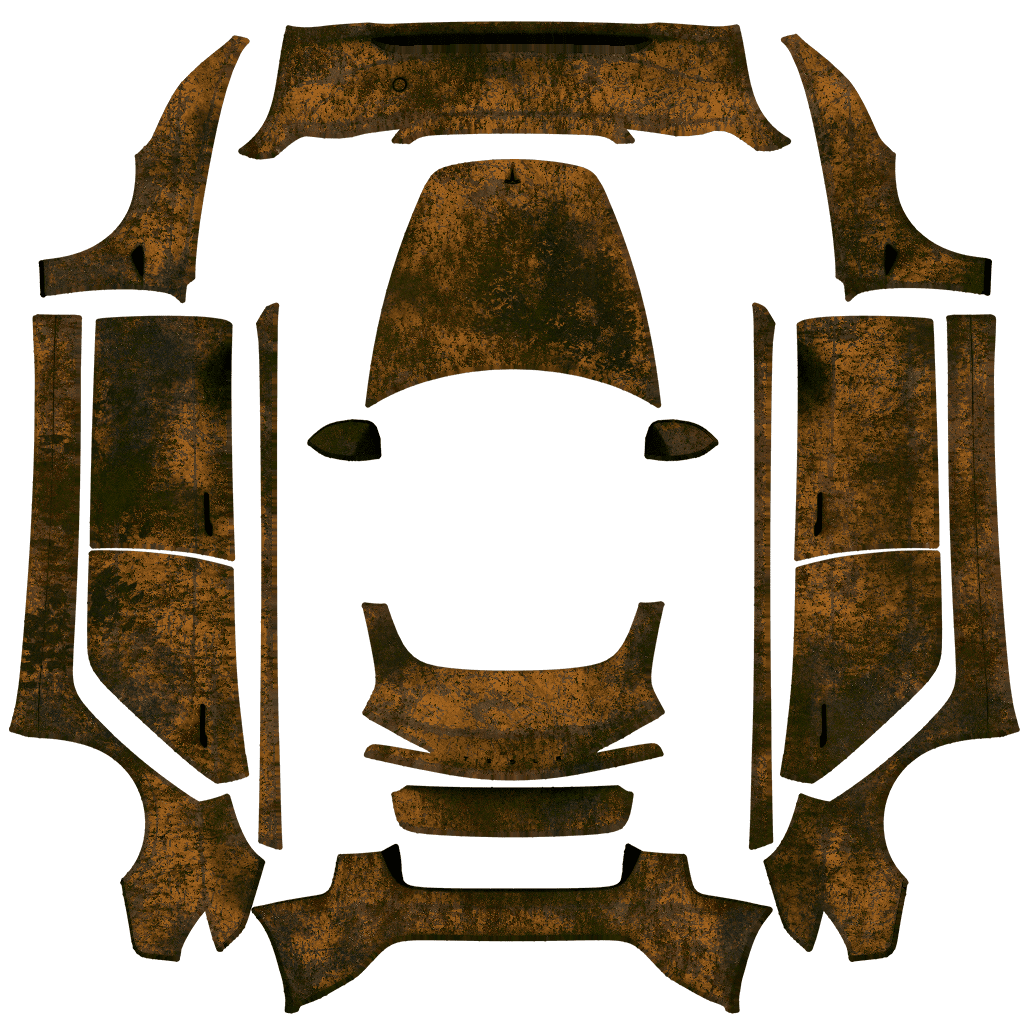 Apocalypse Tesla Model 3 焕新版 wrap design texture pattern