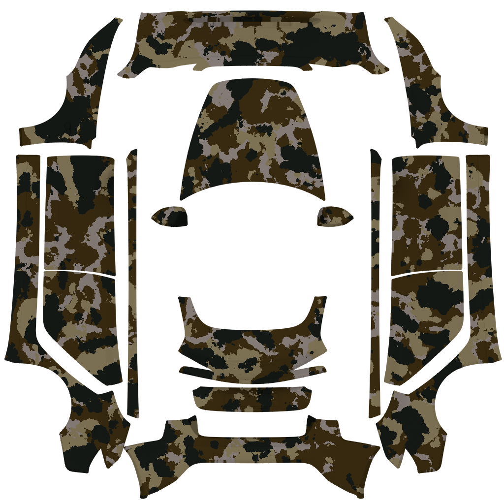 Camo Tesla Model 3 焕新版 wrap design texture pattern