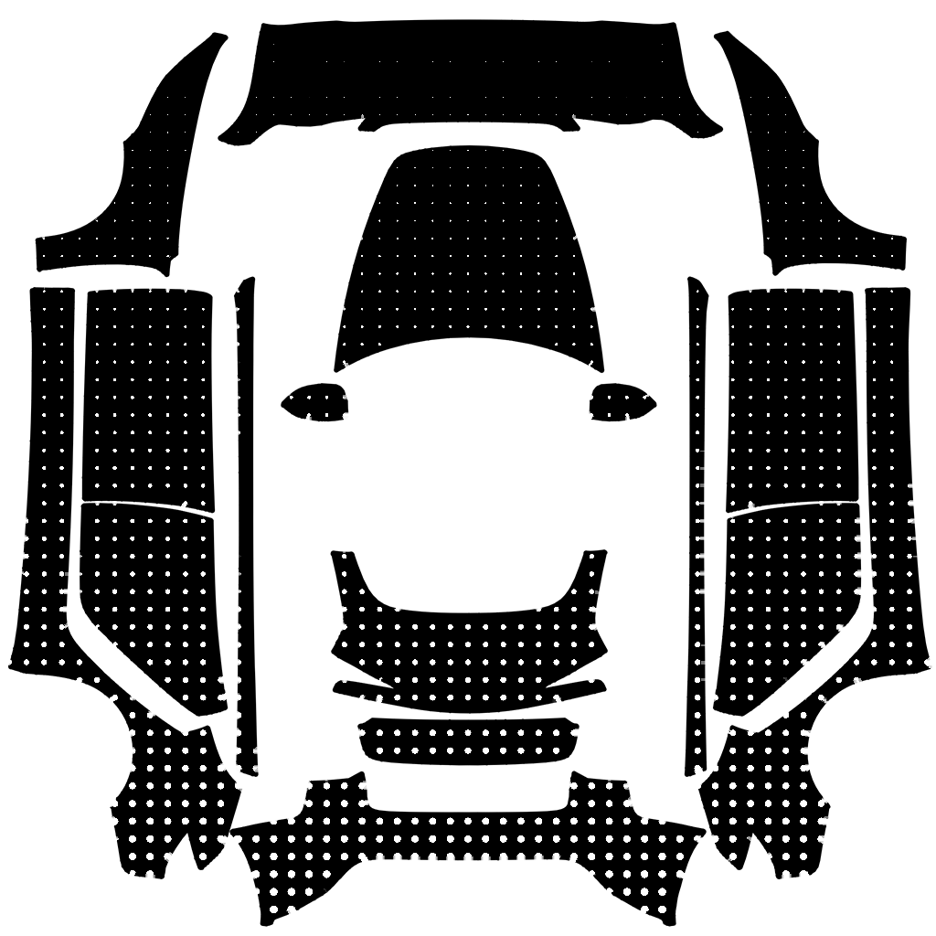 Dot Matrix Tesla Model 3 焕新版 wrap design texture pattern