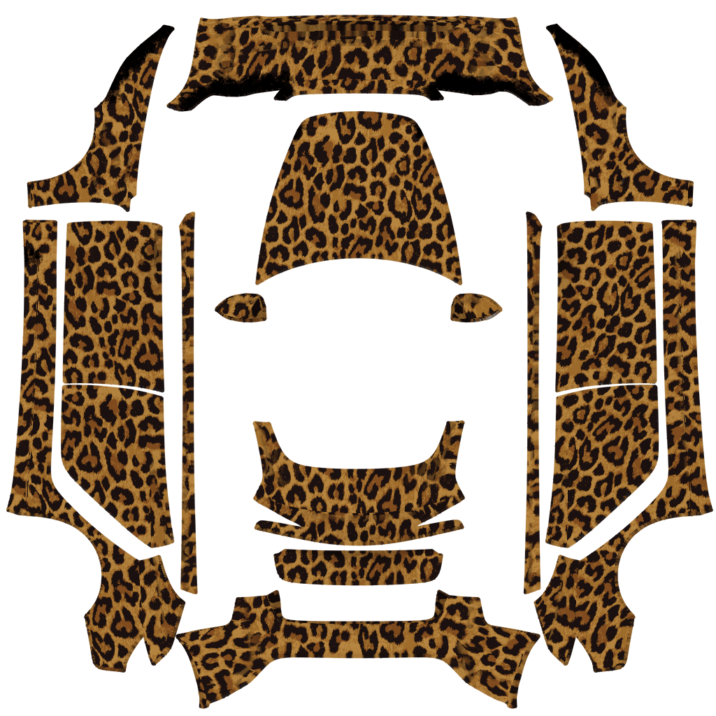 Leopard Tesla Model 3 焕新版 wrap design texture pattern