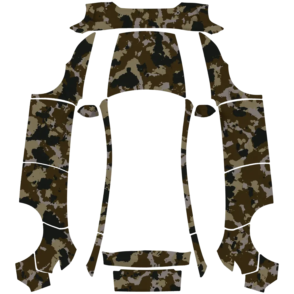 Camo Tesla Model Y 焕新版 wrap design texture pattern