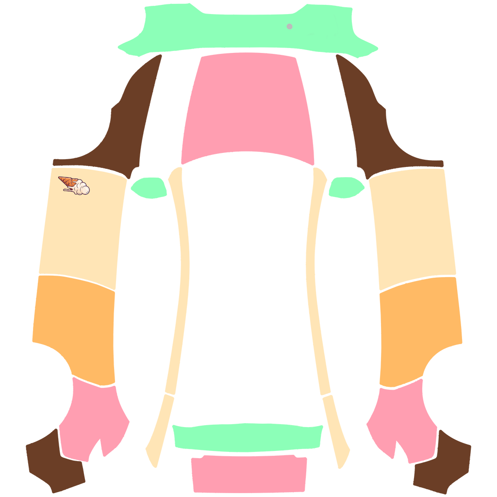 Ice Cream Tesla Model Y 基础版 wrap design texture pattern