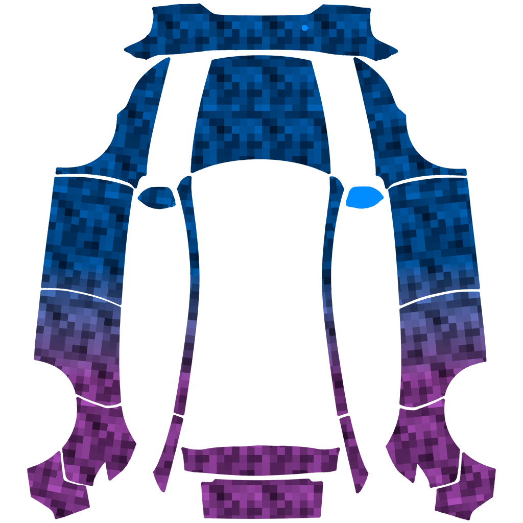 Pixel Art Tesla Model Y 基础版 wrap design texture pattern