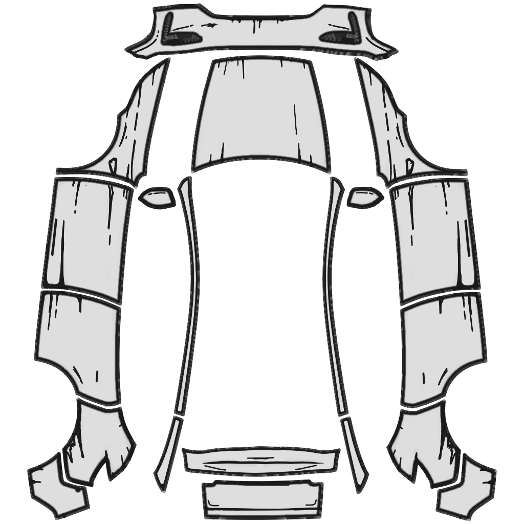 Sketch Tesla Model Y 焕新版 wrap design texture pattern