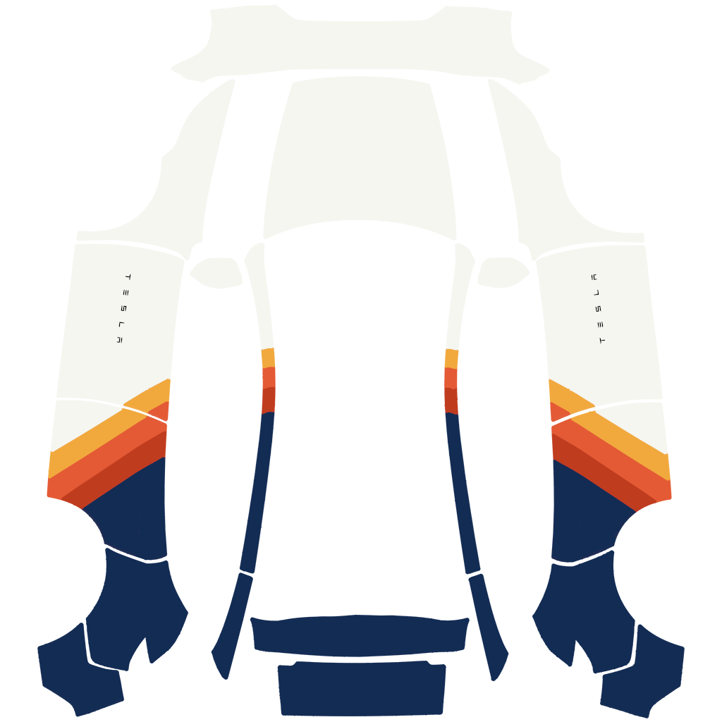 Vintage Stripes Tesla Model Y 焕新版 wrap design texture pattern