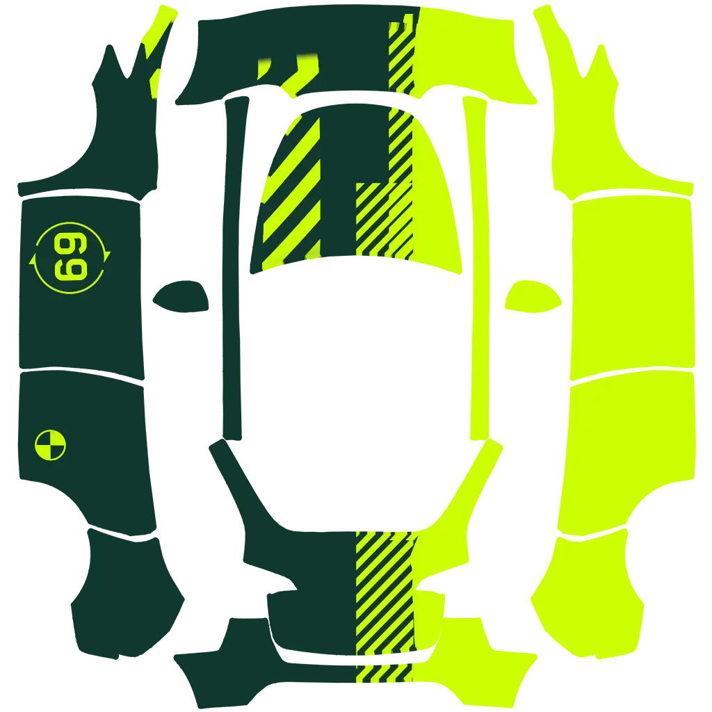 Apex Cut Tesla Model Y (Classic) wrap design texture pattern