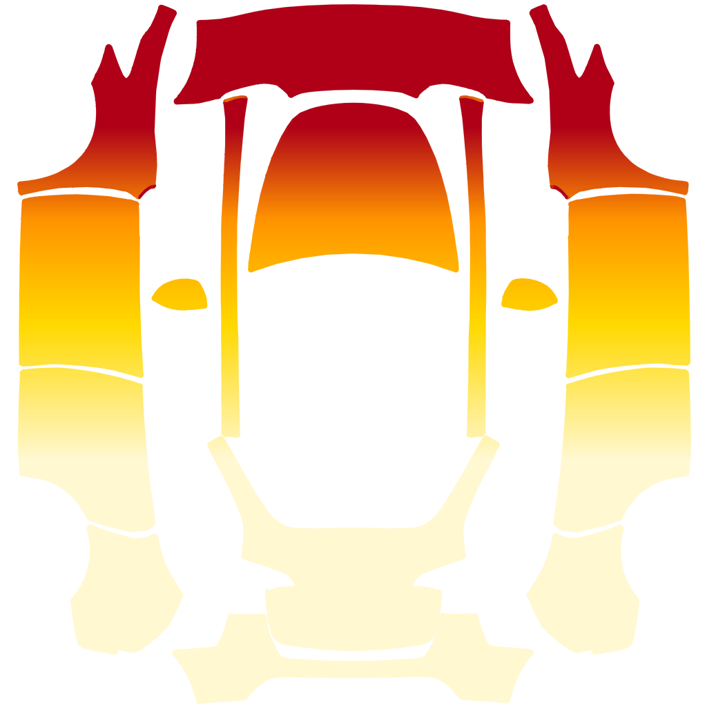 Vintage Gradient Tesla Model Y wrap design texture pattern