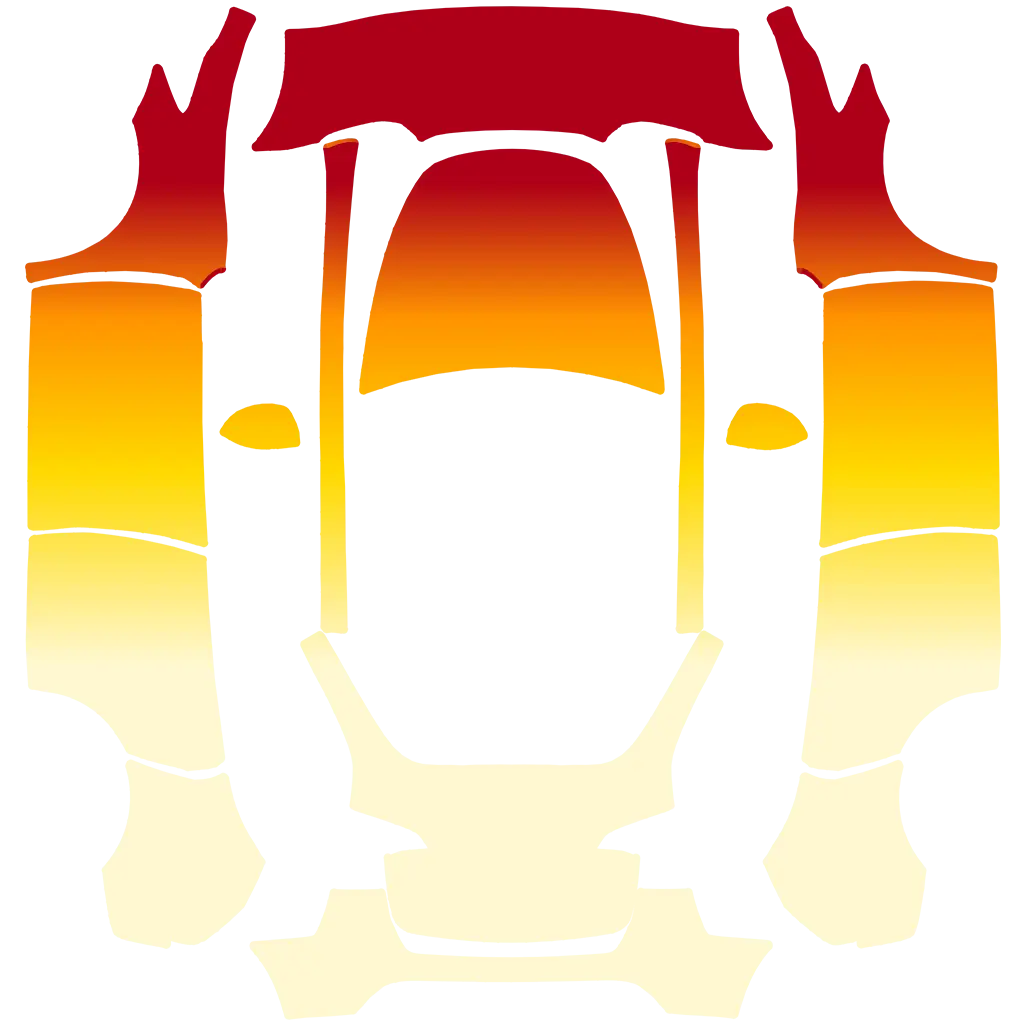 Retro Fade Tesla Model Y (Classic) wrap design texture pattern
