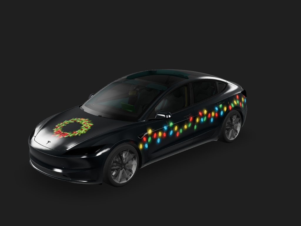 Starlight Dust Tesla Model 3 Highland wrap design skin