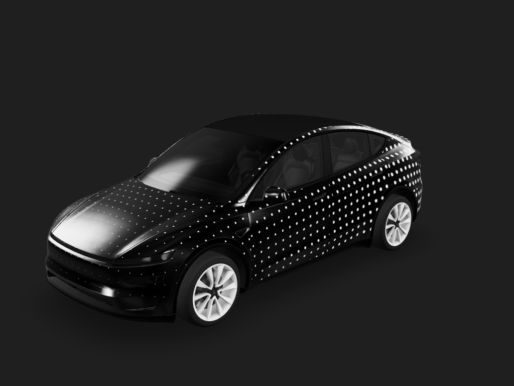 Dot Matrix Tesla Model Y 焕新版 wrap design skin