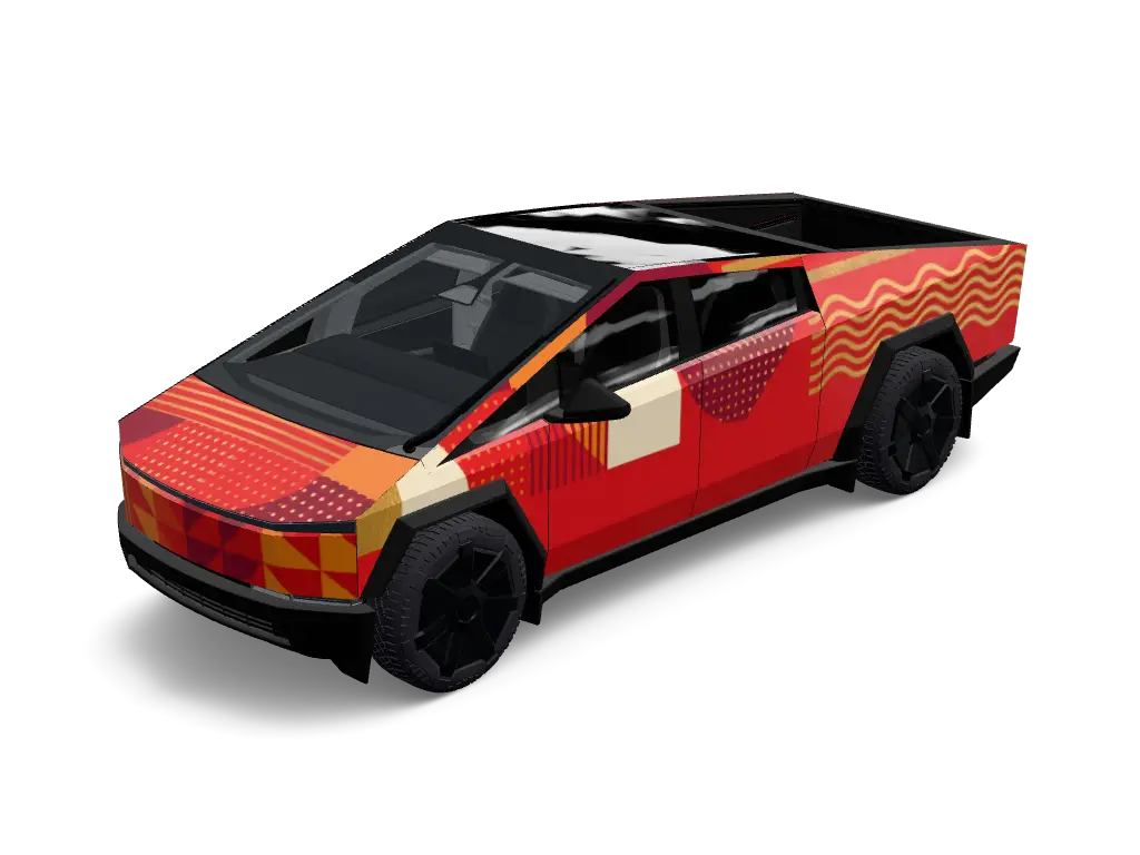 VinyIze DIY Tesla Cybertruck wrap - DIY Sticker...