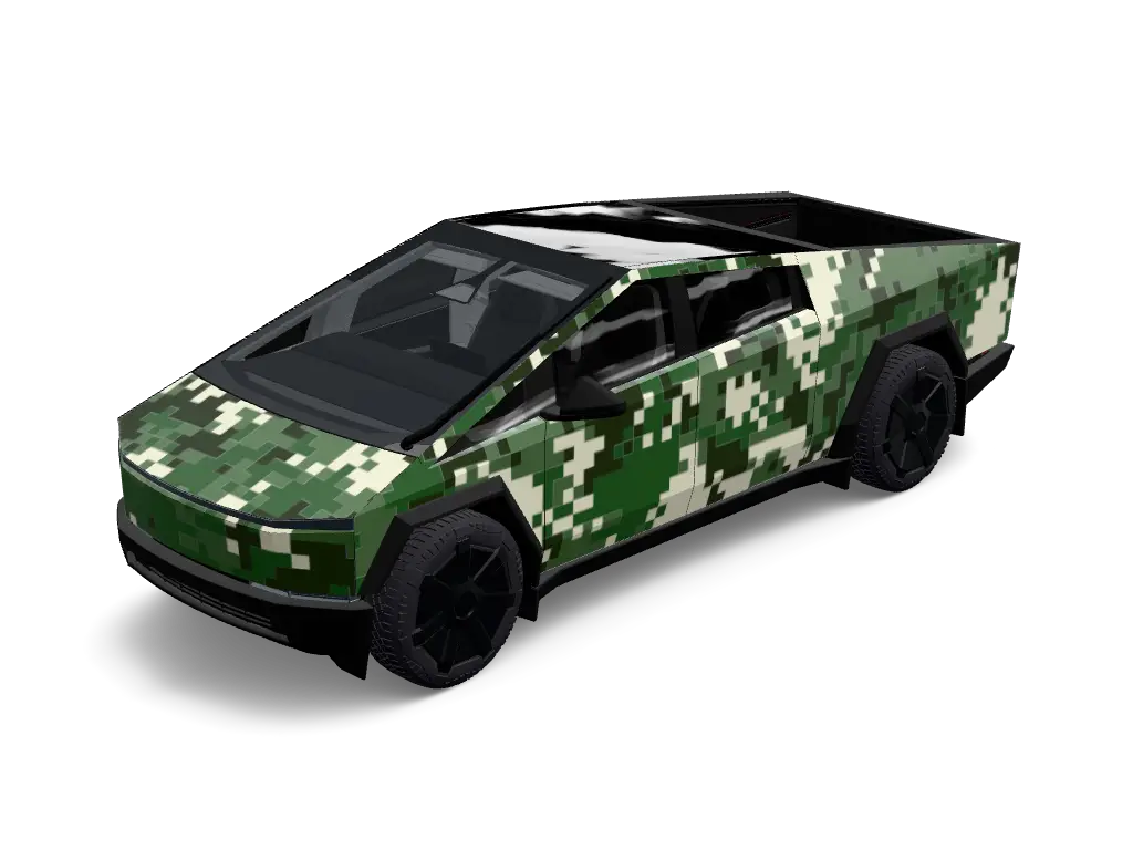 Tactical Code Tesla Cybertruck wrap design skin