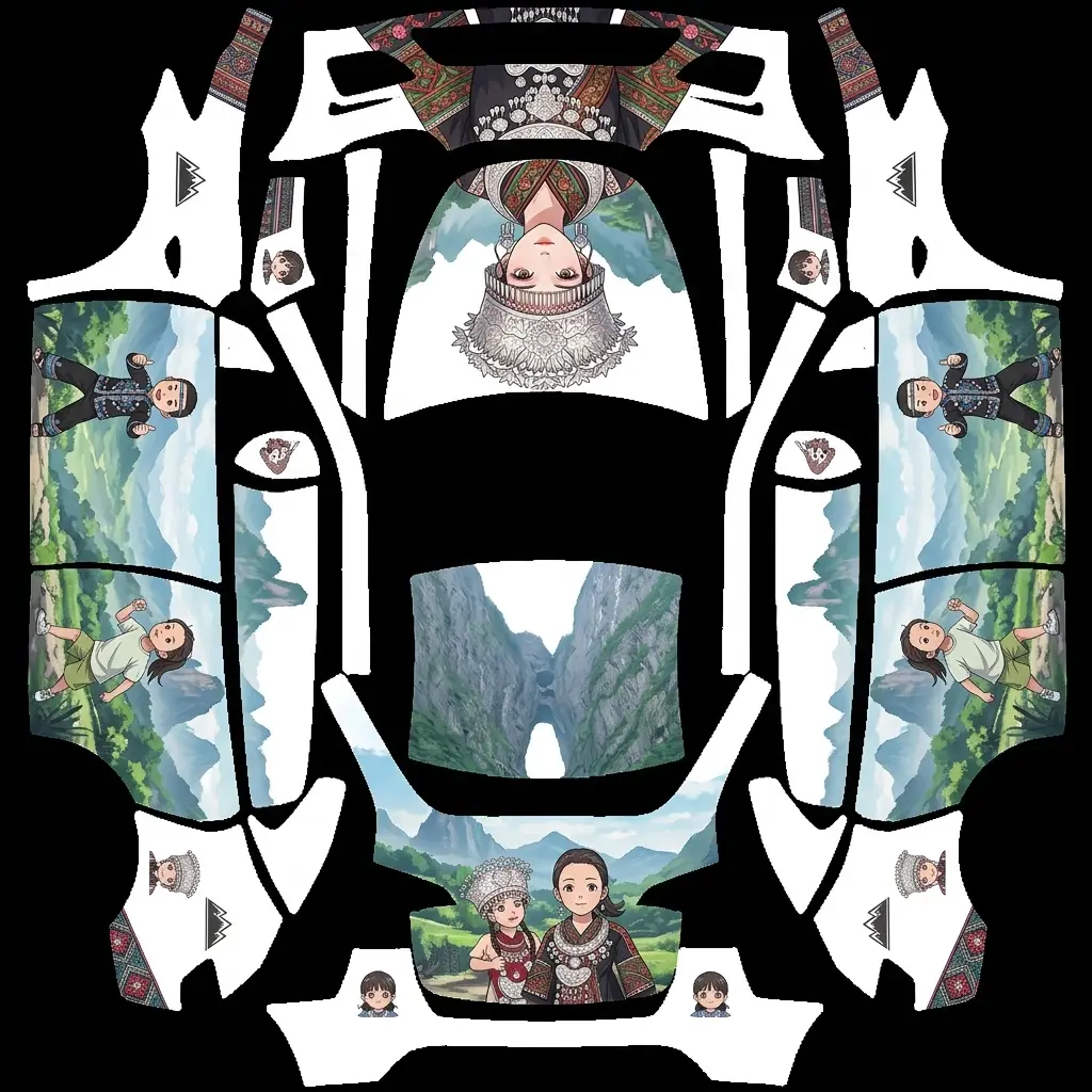 Anime Persona Tesla Model Y (Classic) Wrap Design - Free Download ...
