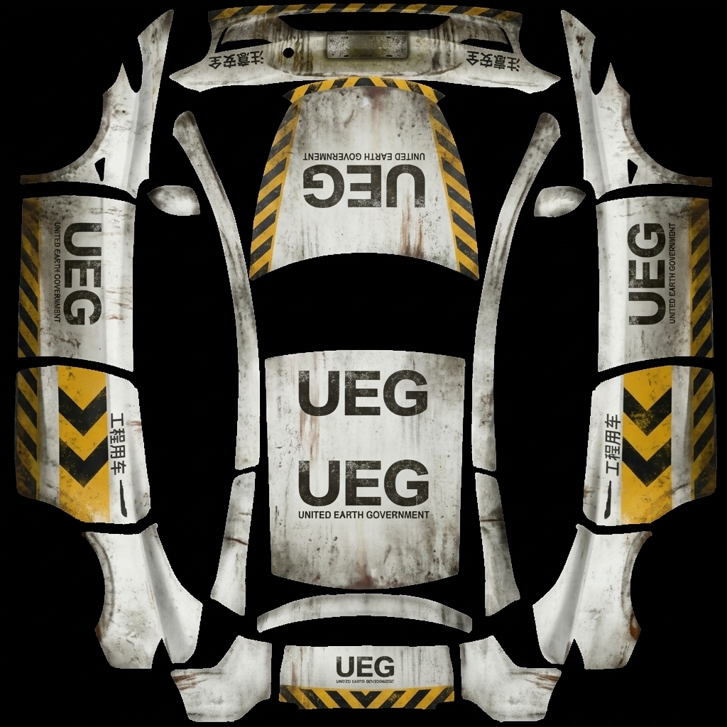 匿影复刻 Tesla Model Y L wrap texture - 完全复制这辆车的外观，但是注意门把手不要复制