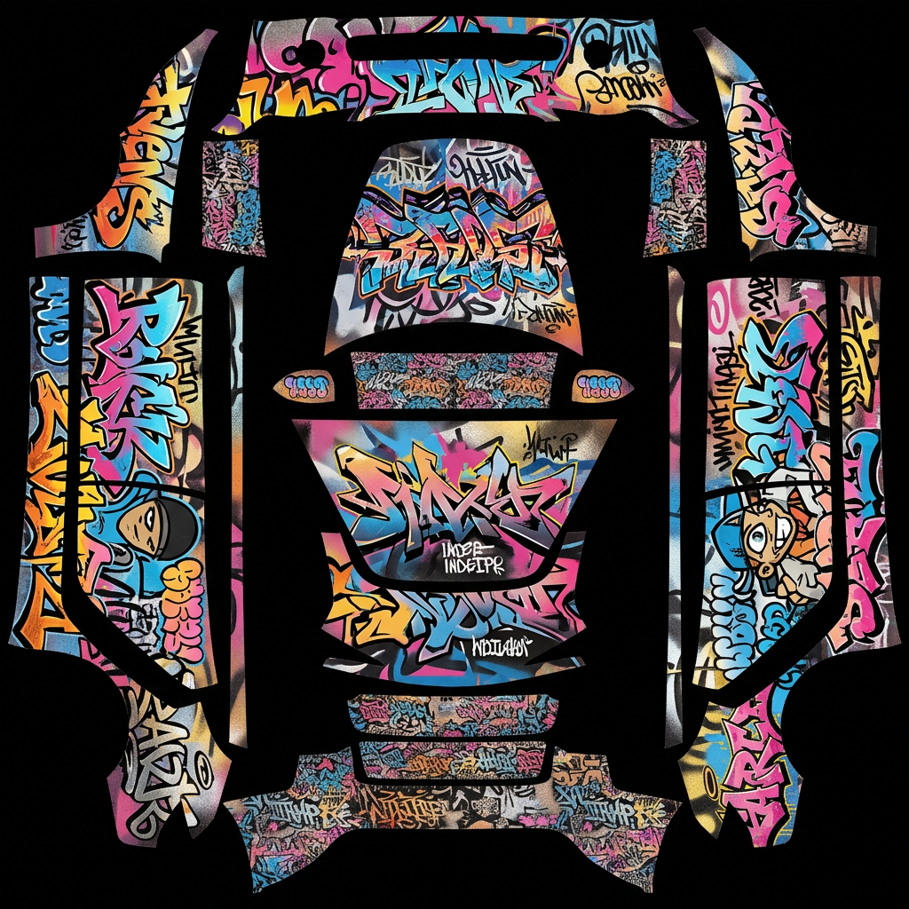 涂鸦画布 Tesla Model 3 焕新版 wrap texture - 改成涂鸦板