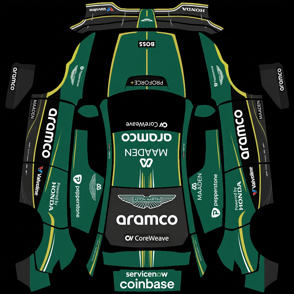 曜石流光 Tesla Model Y 焕新版 wrap texture - 参考这个图生成车身涂装