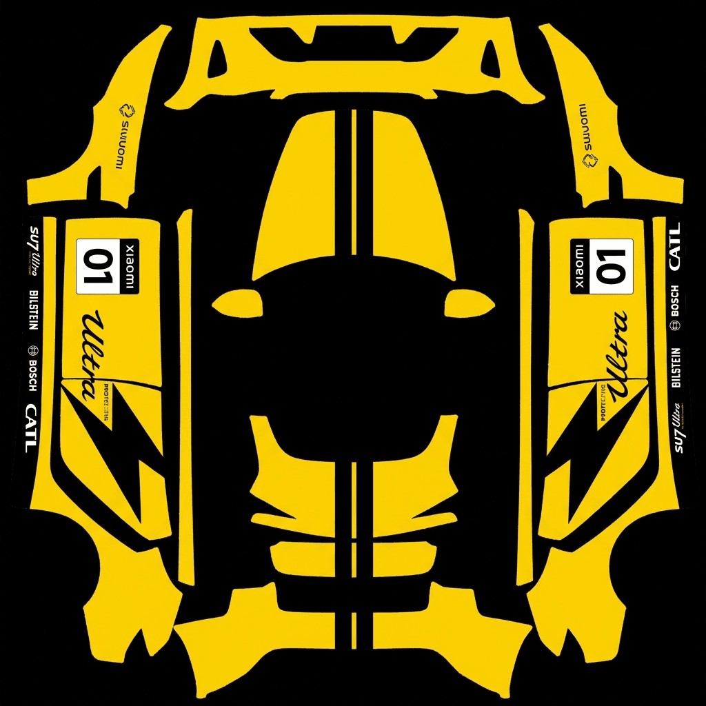 DIY Sticker Tesla Model 3 焕新版 wrap texture - DIY Sticker