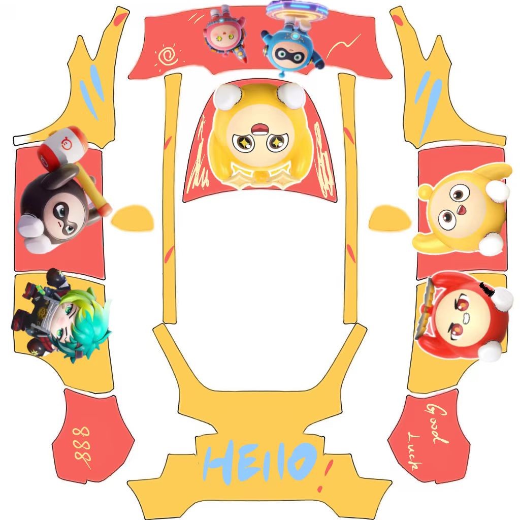 DIY Sticker Tesla Model Y wrap texture - DIY Sticker