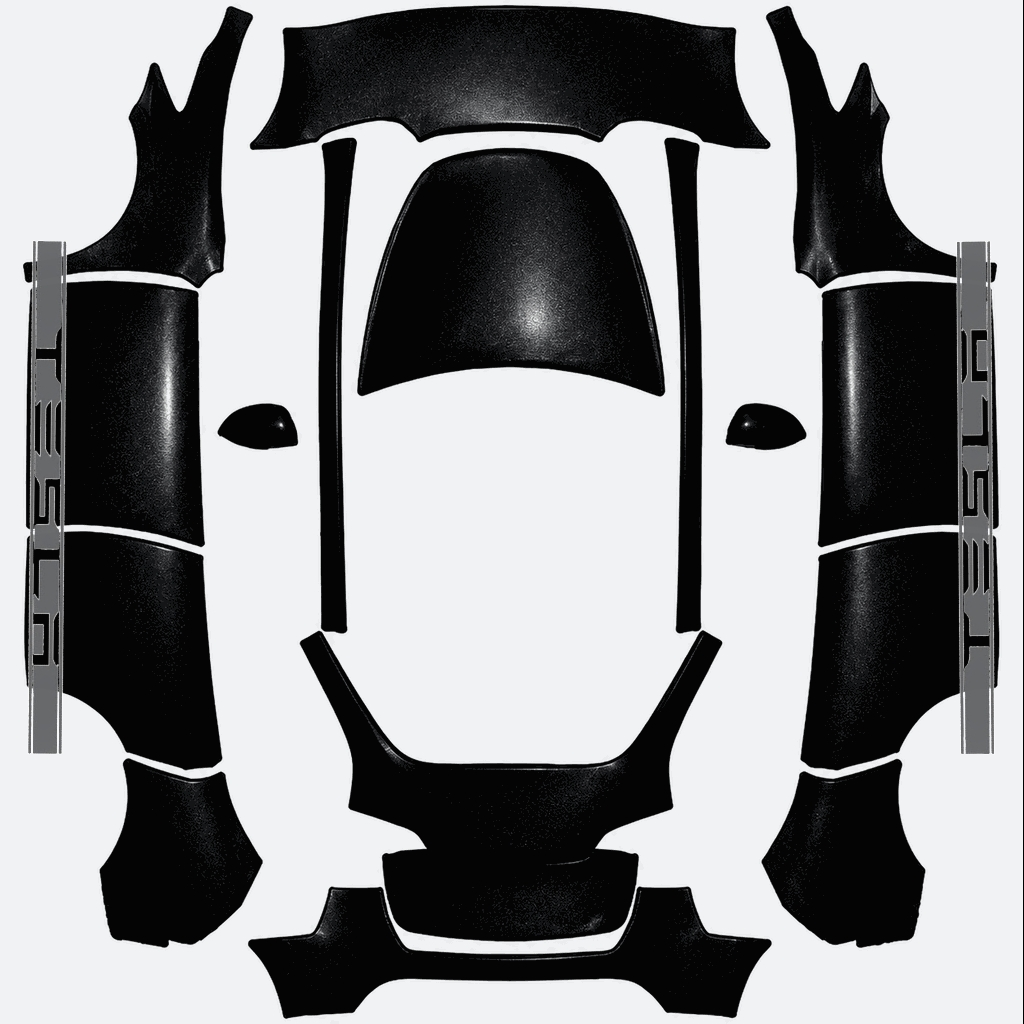DIY Sticker Tesla Model Y wrap texture - DIY Sticker