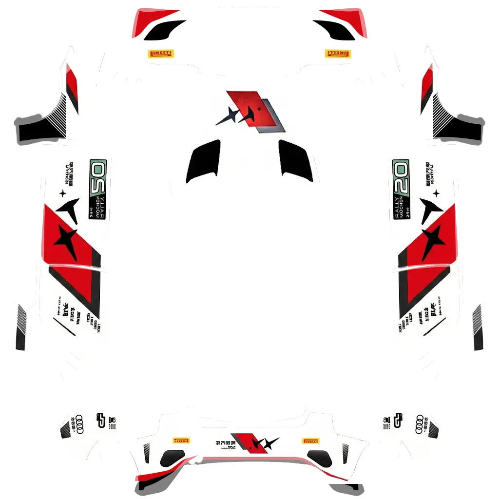 飞驰人生3 Tesla Model 3 焕新版 wrap texture - DIY Sticker