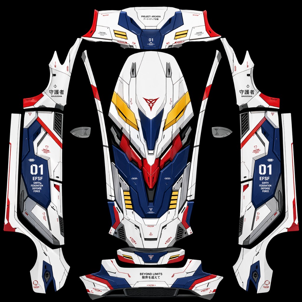 DIY Sticker Tesla Model 3 wrap texture - DIY Sticker