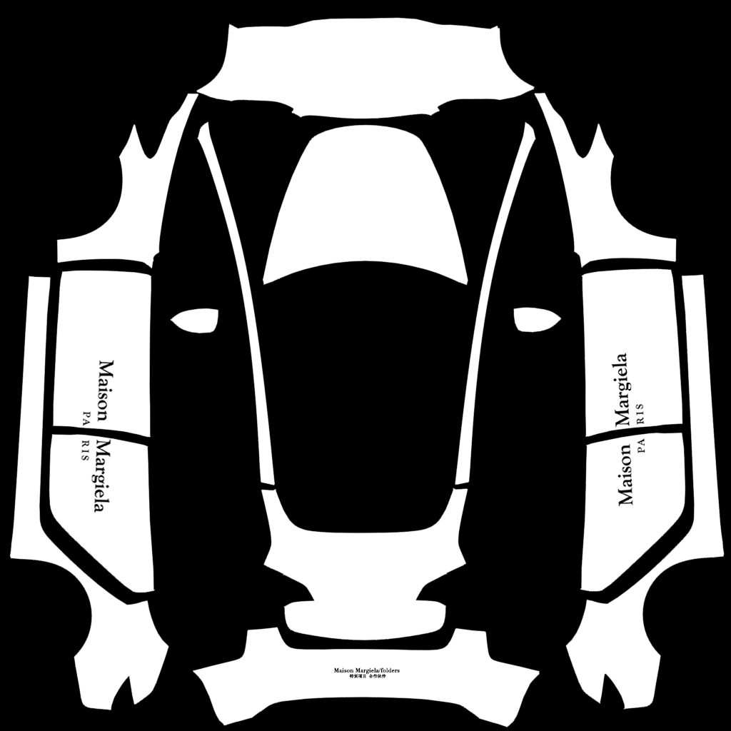 小米x马吉拉活动用车 Tesla Model 3 wrap texture - DIY Sticker