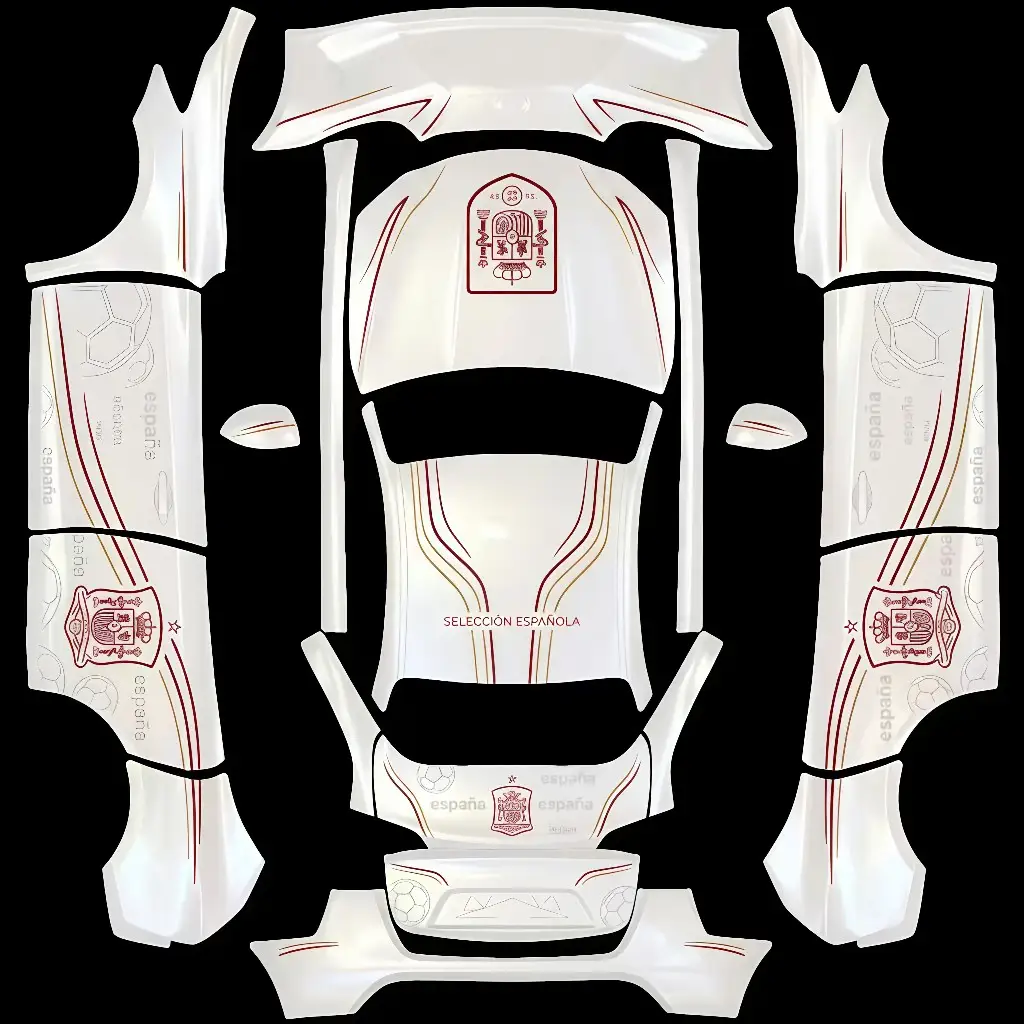 DIY Sticker Tesla Model Y wrap texture - DIY Sticker