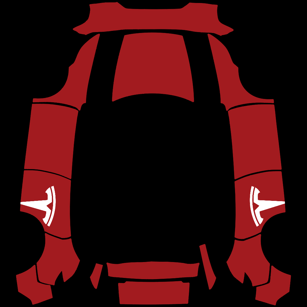 Tesla T Tesla Model Y 焕新版 wrap texture - DIY Sticker