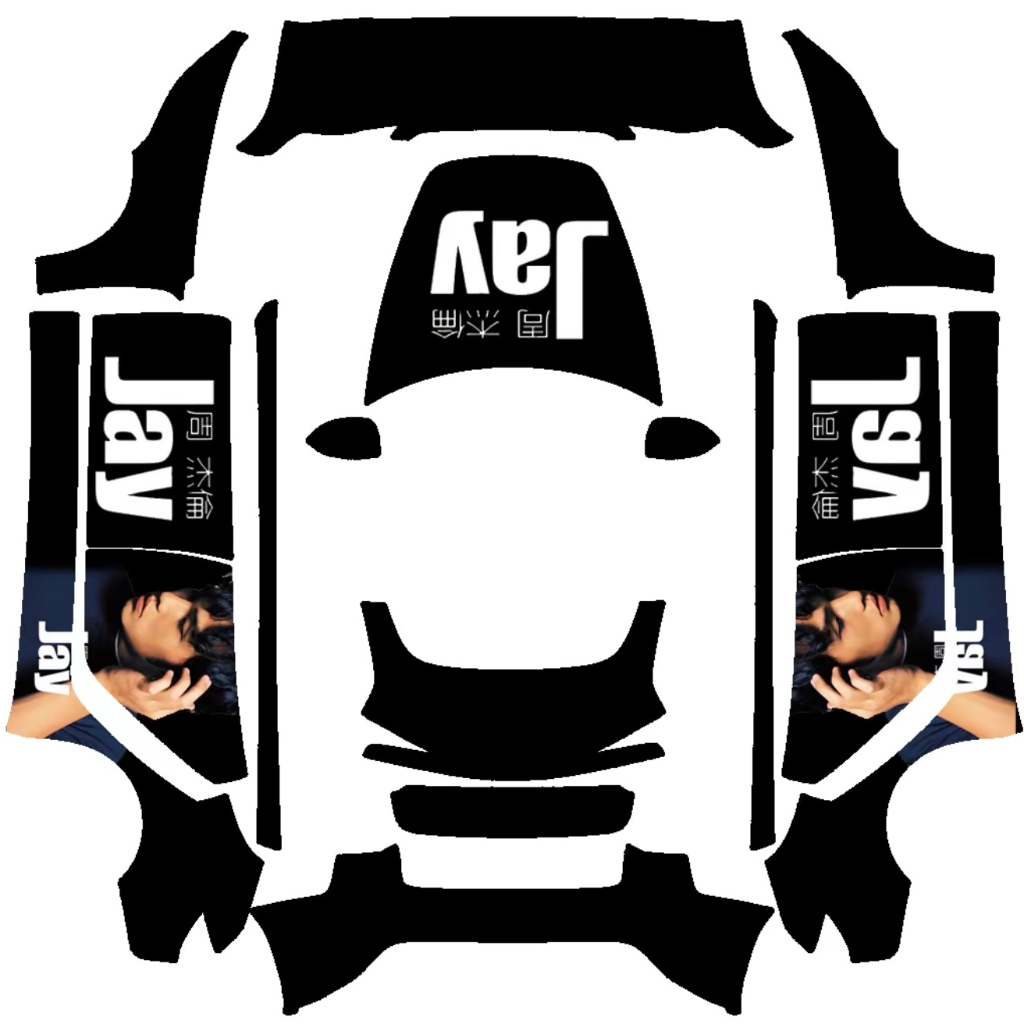 DIY Sticker Tesla Model 3 焕新版 wrap texture - DIY Sticker