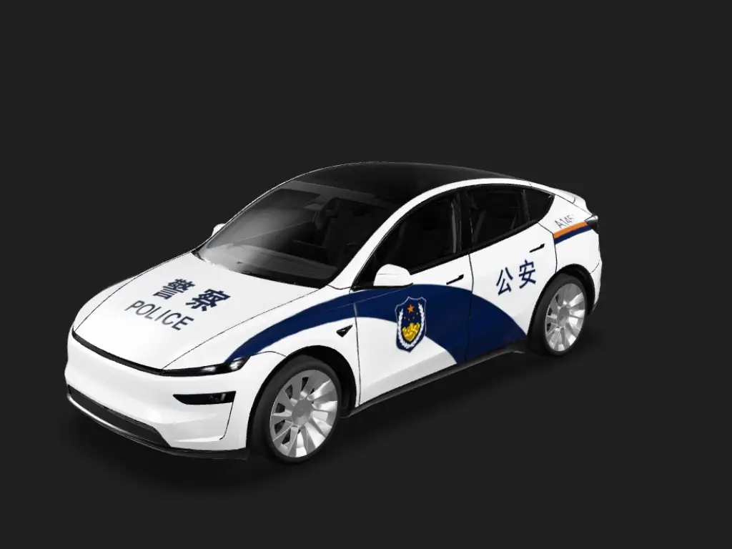 公安2号 Tesla Model Y 焕新版 wrap - DIY Sticker...
