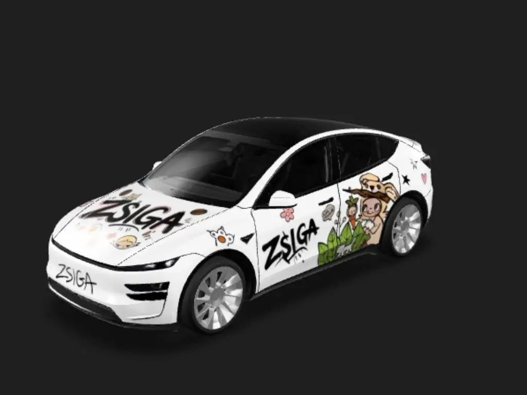 嘎子姐风范 Tesla Model Y 焕新版 wrap - 嘎子姐...