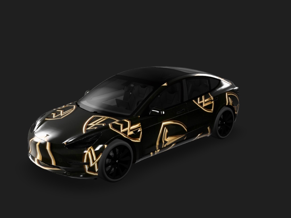DIY Sticker Tesla Model 3 wrap - DIY Sticker...