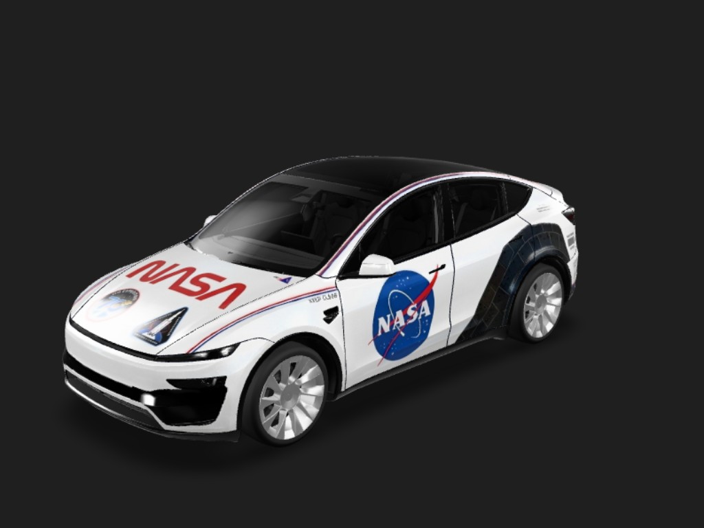 航天探索 Y Tesla Model Y 焕新版 wrap - NASA 车身涂装...