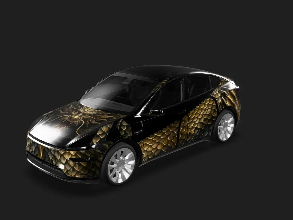DIY Sticker Tesla 自定义 wrap - DIY Sticker...