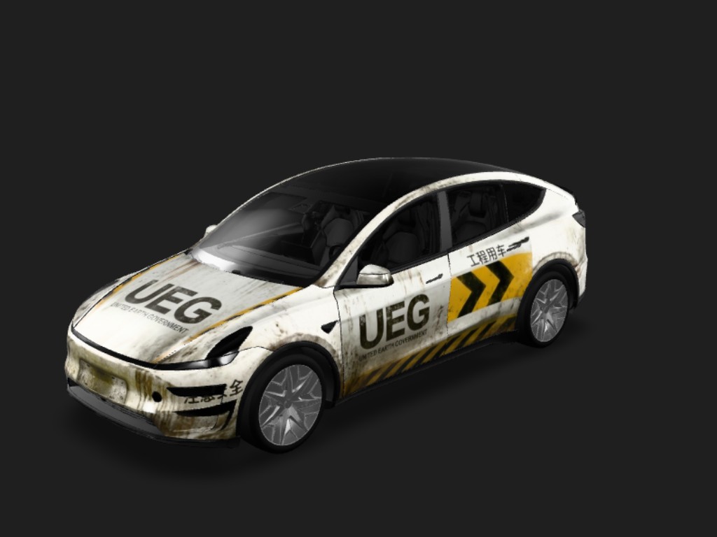 匿影复刻 Tesla Model Y L wrap - 完全复制这辆车的外观，但是注意门把手不要复制...