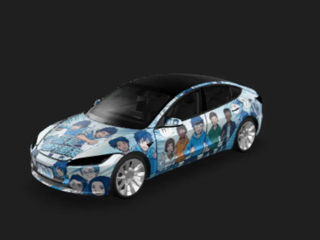 蓝友同行 Tesla Model 3 焕新版 wrap - 小蓝和他的朋友...