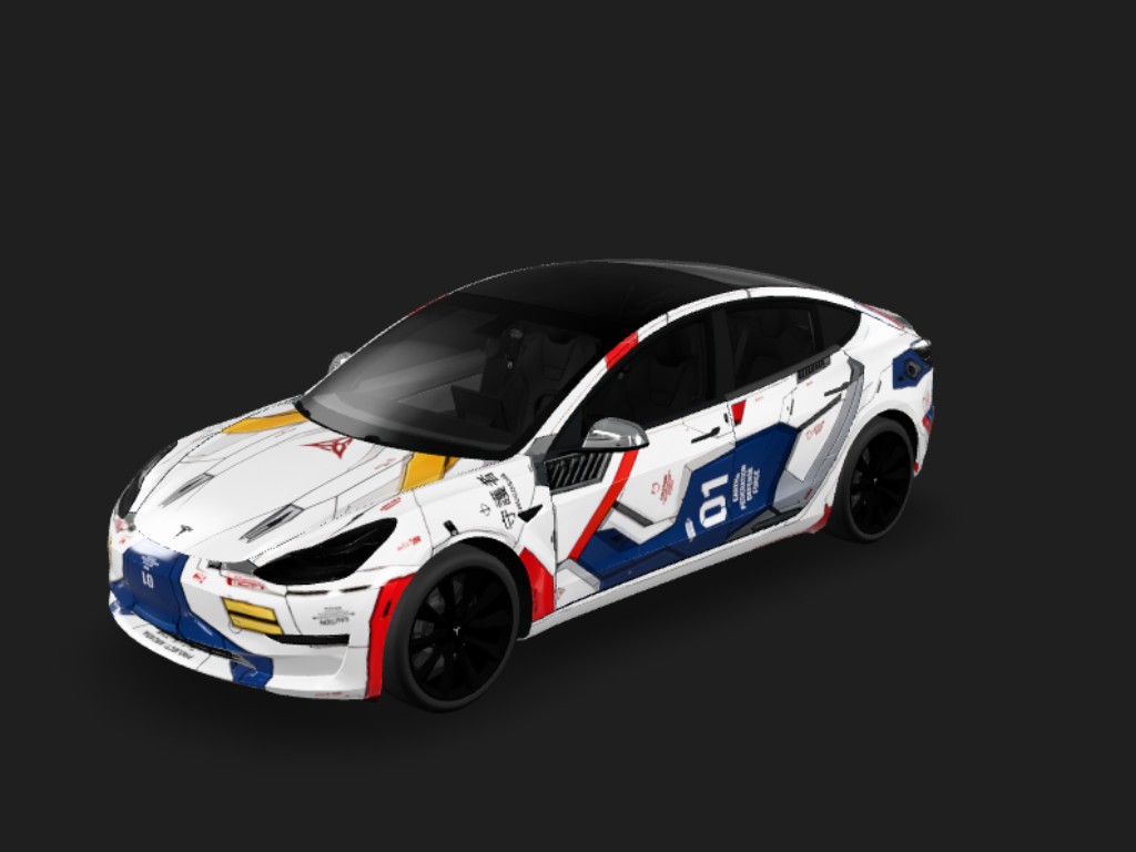 DIY Sticker Tesla Model 3 wrap - DIY Sticker...