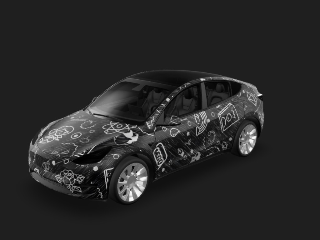 DIY Sticker Tesla Model Y wrap - DIY Sticker...