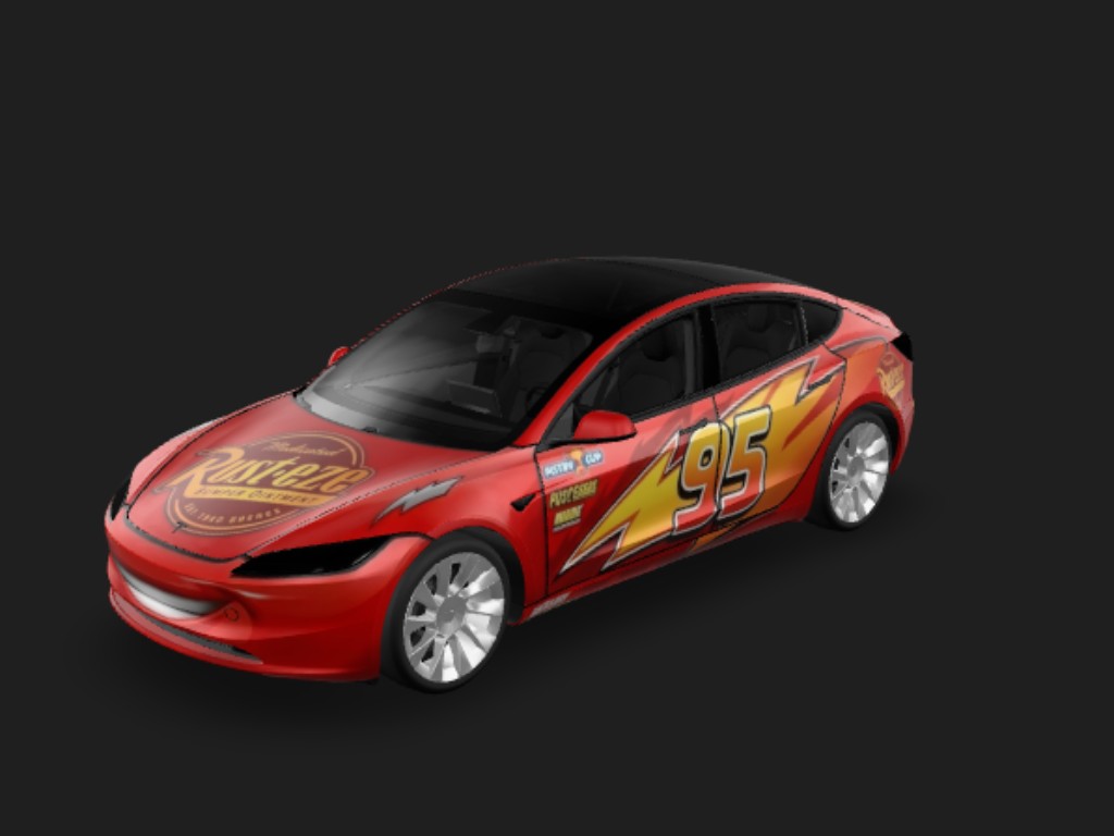 DIY Sticker Tesla Model 3 焕新版 wrap - DIY Sticker...