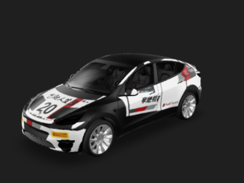 飞驰人生3中主角驾驶的奥迪A3赛车 Tesla Model Y wrap - 飞驰人生3中主角驾驶的奥迪A3赛车...